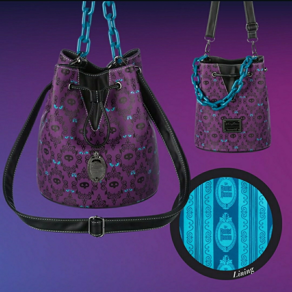 Haunted Mansion Bucket Bag Loungefly